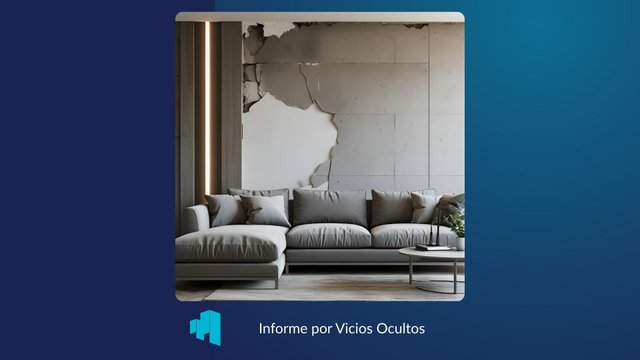 Moho oculto tras el papel pintado de una vivienda recién comprada